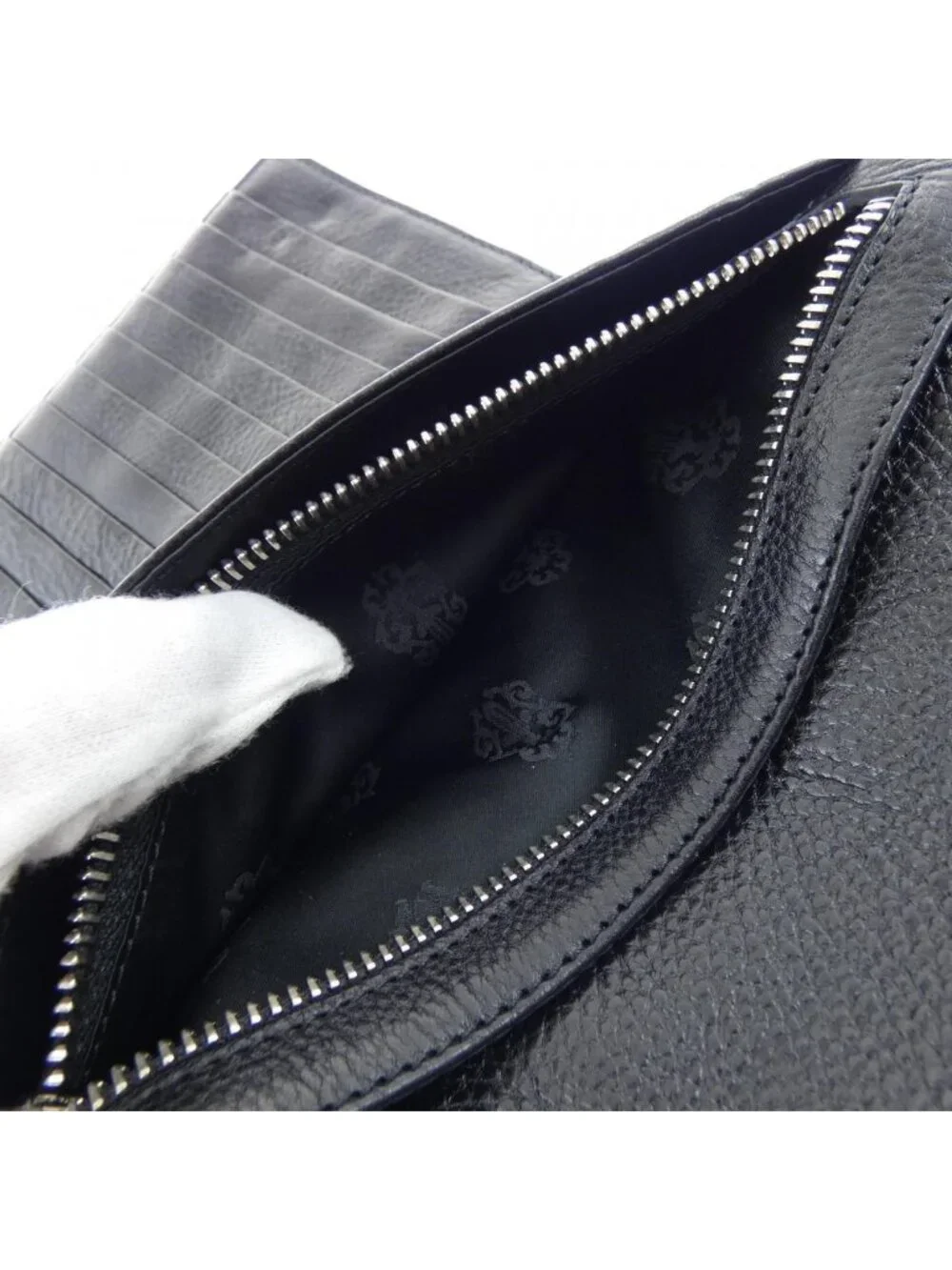 Chrome Hearts Wave Cross Btn Button 304 Wallet